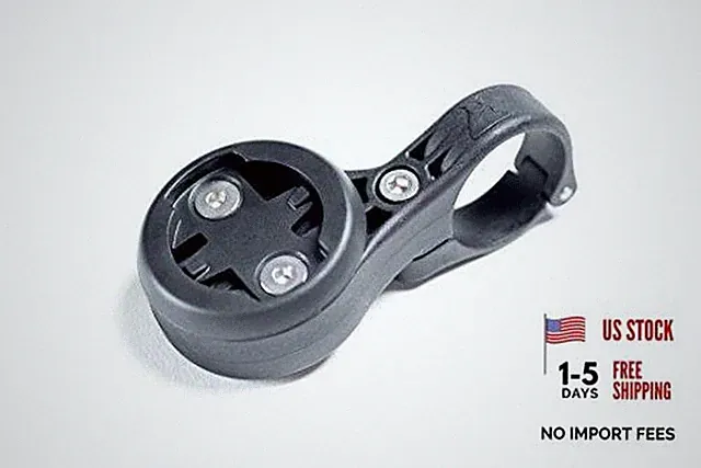 4 TT Bicycle Accessory Mount, Black, for TT/Tri Bars - Garmin, Wahoo, Polar