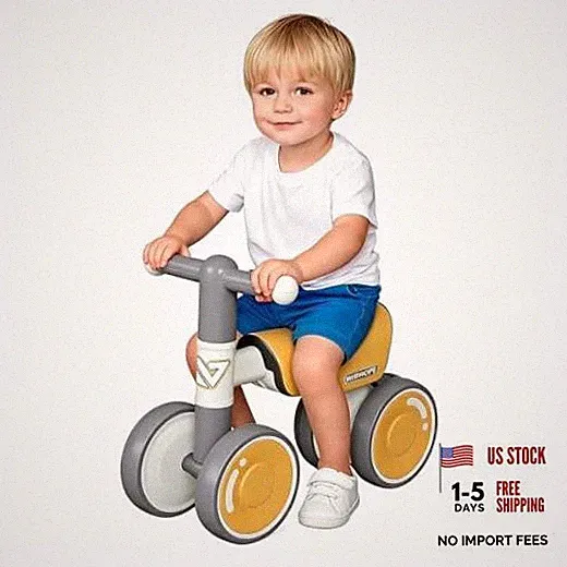 Baby Balance Bike for 1 Year Old Boys Girls,12-36 Month Toddler 2.0 Orange