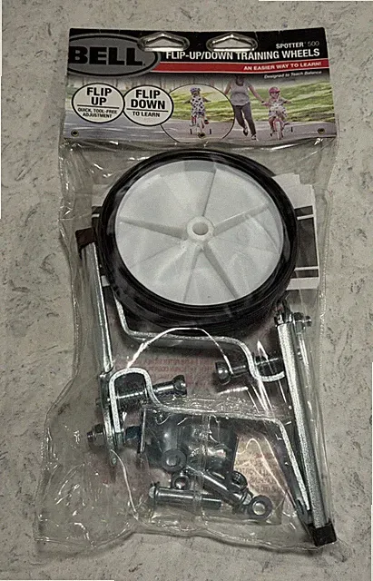 Bell Bicycle Training Wheels Set Flip Up Flip Down For Bicycle Kids Bike NEW
