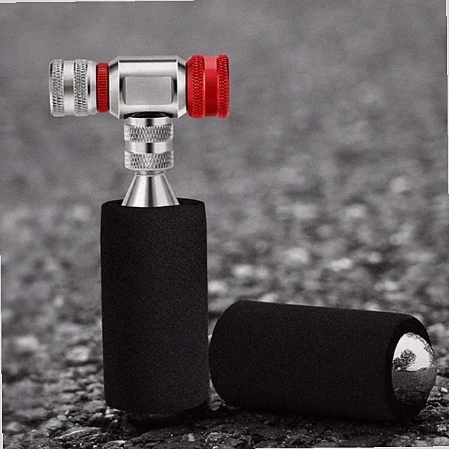 Bicycle Inflator Portable Aluminum Pump for Road Touring and City Riding