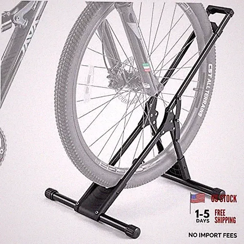 Bike Floor Stand Rack - Indoor Bike Stand for Garage/Home - 1 Bike Rack
