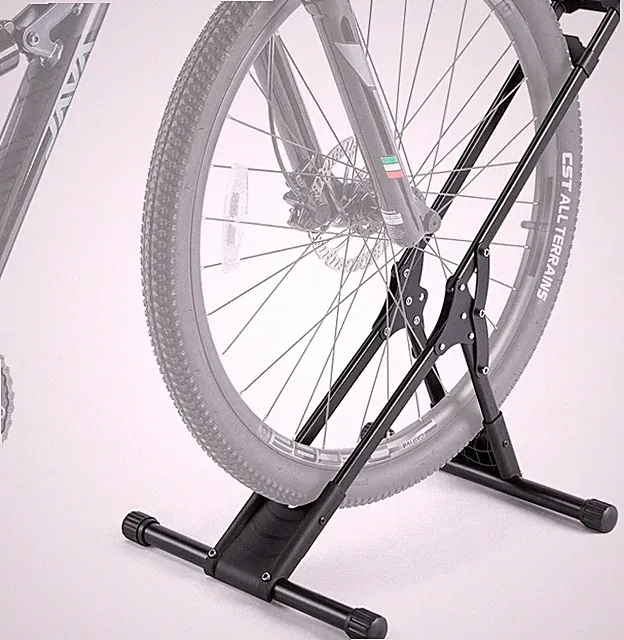 Bike Floor Stand Rack- Indoor Bike Stand for Garage/Home - Bike Storage Bicycle