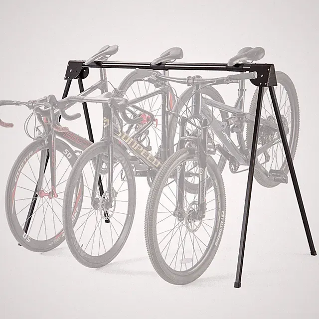 CXWXC 3 Bikes Stand Rack - Portable Bike Storage Parking Racks Indoor/Outdoor...