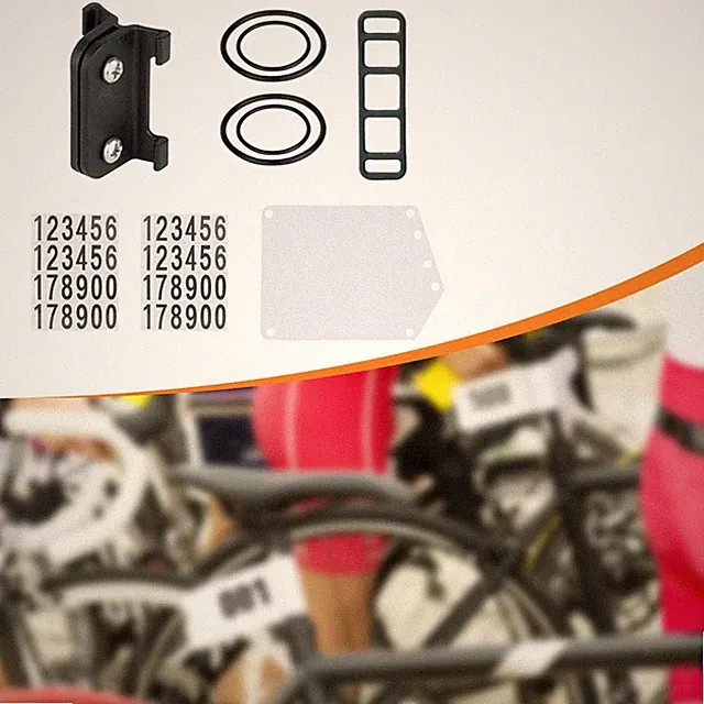 Cycling Number Plate Holder Seatpost Mount Clip Portable Ultralight Parts