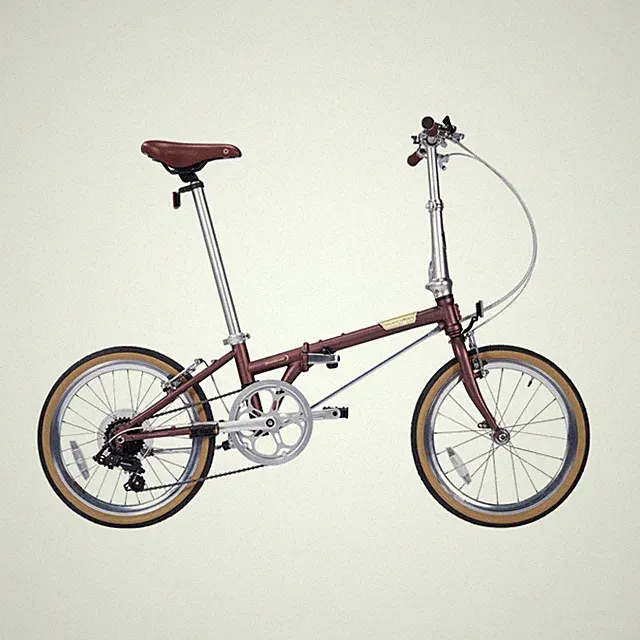 Dahon Boardwalk D7 Folding Bike Commuter Portable Travel (Rust Brown)