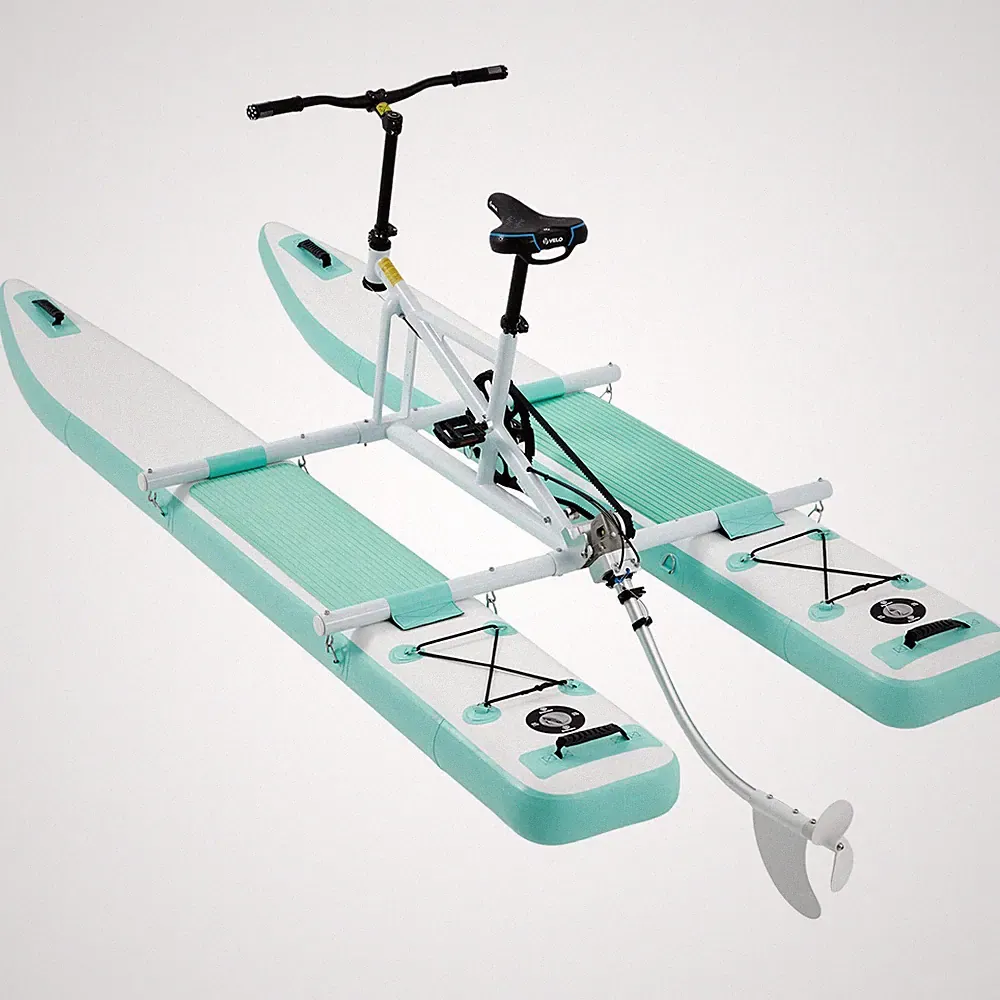 Danrelax Inflatable Water Bike, 2-in-1 Kayak Bikeboat Hybrid, Portable & Durable