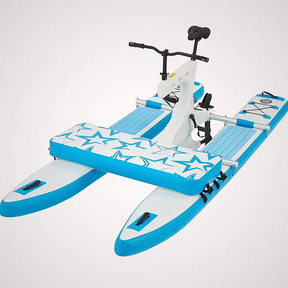 Danrelax Premium Inflatable Water Bike, Upgraded Kayak Bikeboat Hybrid, Portable