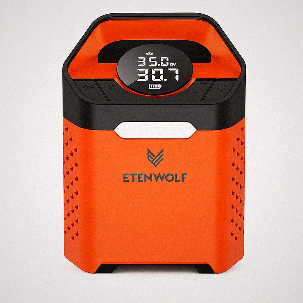 ETENWOLF ZEPHYR V3 Portable Bicycle, Car, Tire Inflator 7800mAh Portable battery