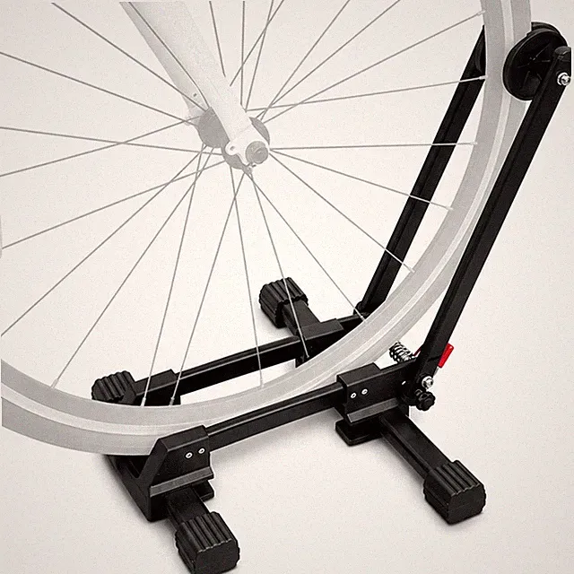 Foldable Bike Stand for Garage, Portable Bicycle Storage Rack, Adjustable Flo...