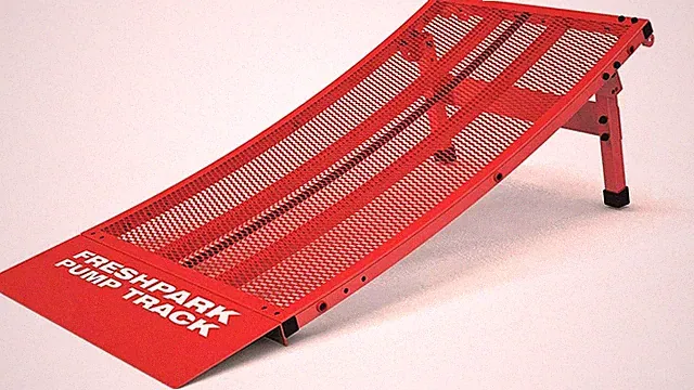 Foldable Portable BMX Jump Ramp - Weatherproof & Durable for Bikes & RC