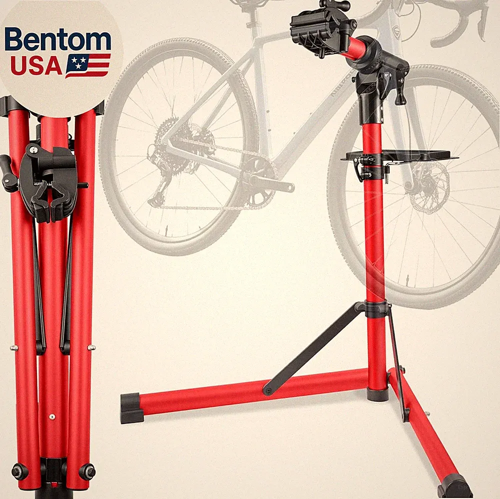 Heavy Duty E Bike Repair Stand (Max 110 Lbs) - Portable Bicycle Stand Maintenanc