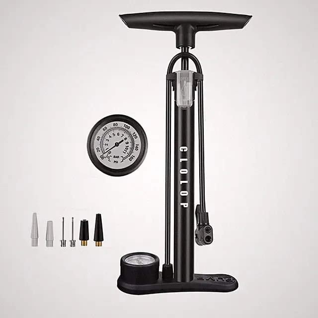 HighPressure Bike Floor Pump 160 PSI for Schrader & Presta Valves