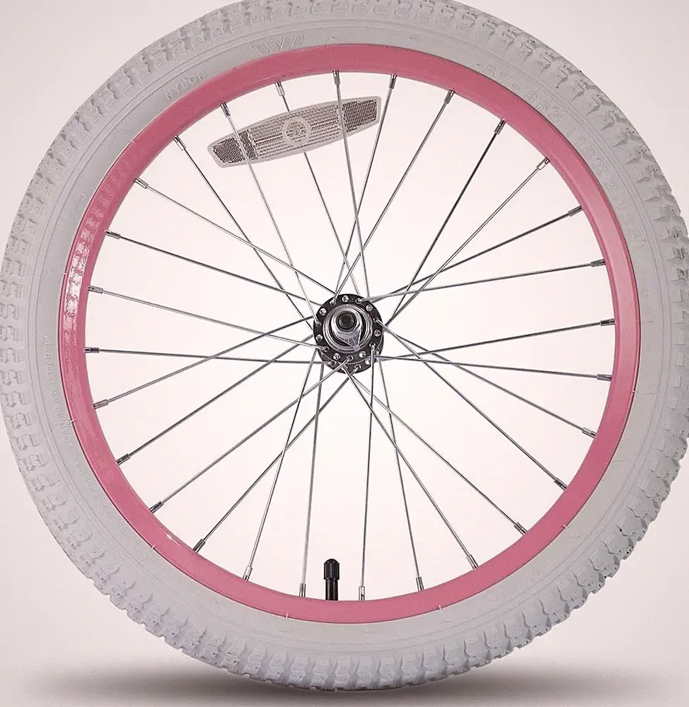 JOYSTAR Kids Bike Replacement Wheels, 16 Inch Solid Rubber Tire - Ready to Roll