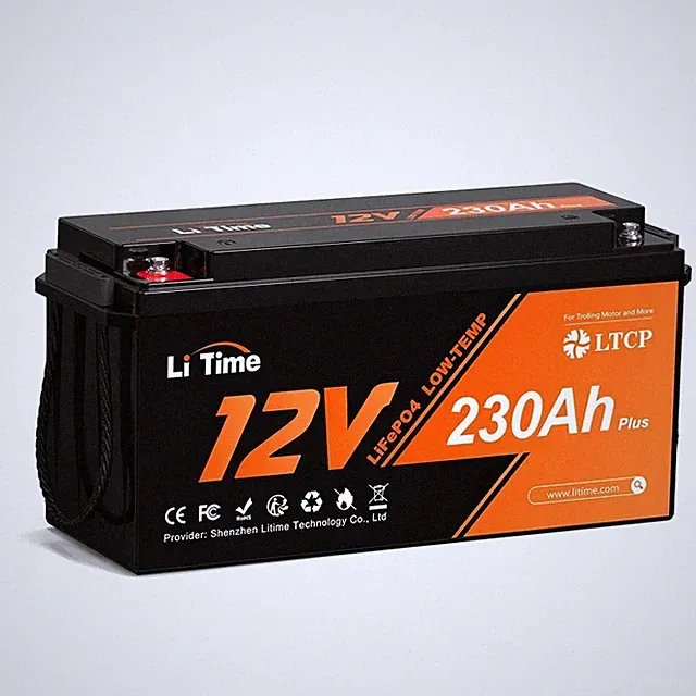 Litime 12V 230Ah Plus Lithium Battery 15000 Cycle LiFePO4 W/ Low-Temp Protection