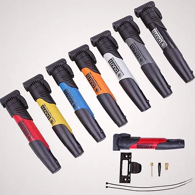Mini Bicycle Pump Portable Hand Pressure Air Tire Inflator Mountain Cycling Bike