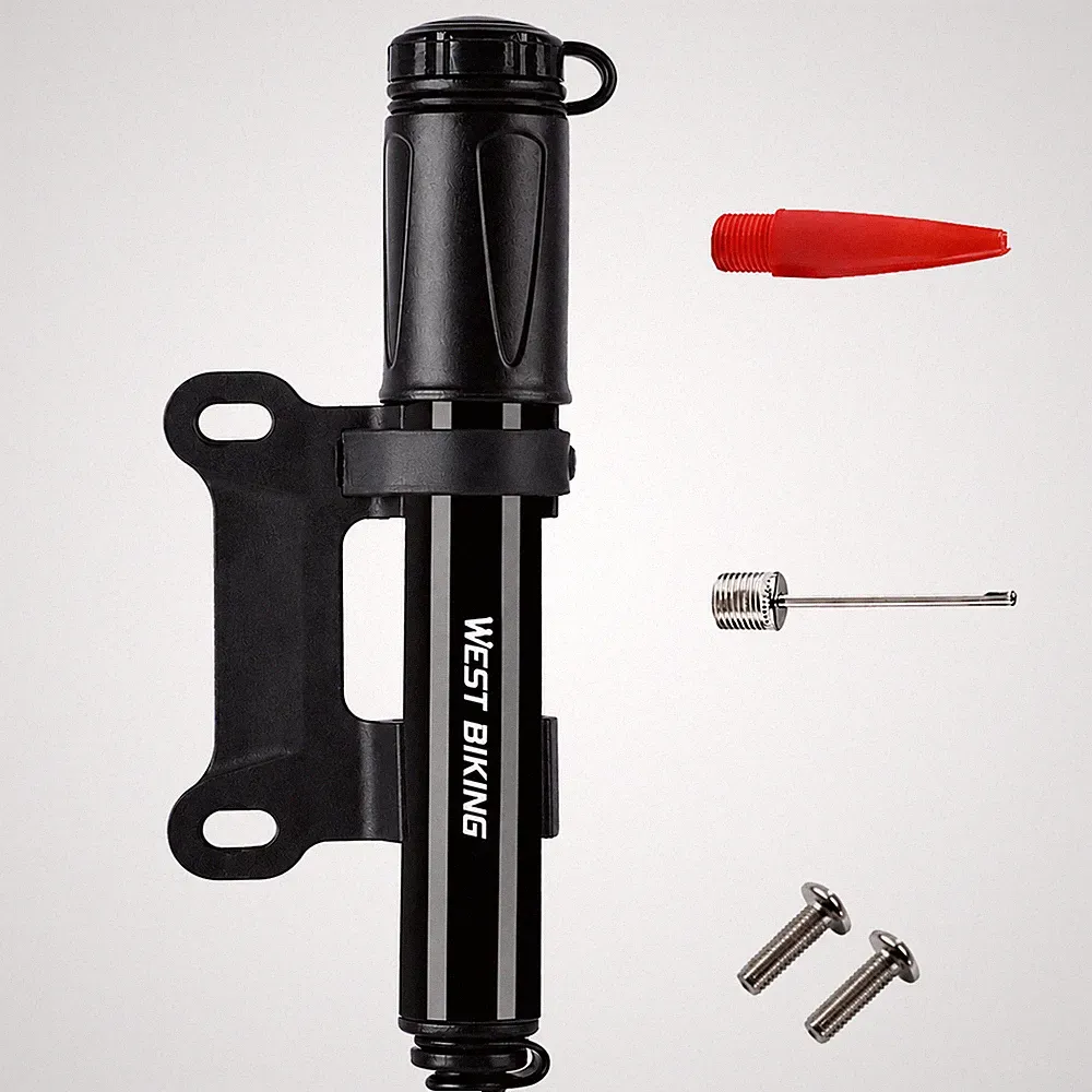 Mini Bike Pump 100 PSI Portable Bicycle Tire Air Pump Presta Schrader Valve