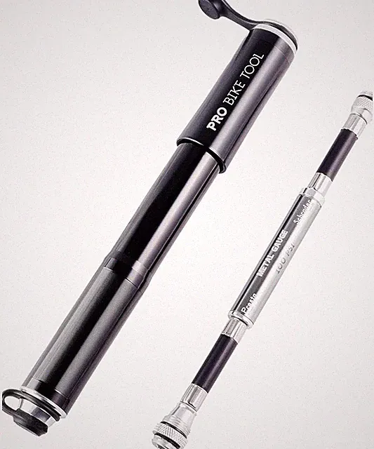 Mini Bike Pump - Compact and Portable Bicycle Tire Pump for Fast Inflation - Com