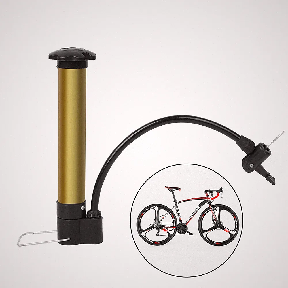 Mini Portable Bicycle Cycling Air Pump Bike Sports Ball Pump Needle Valve