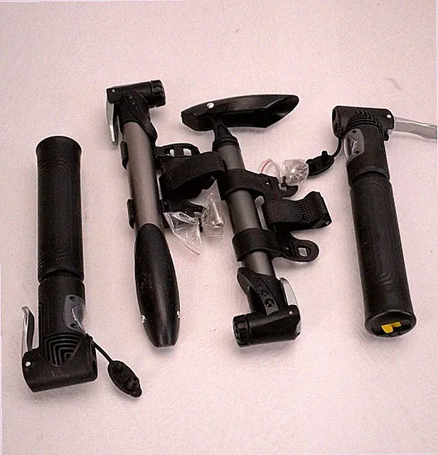 Pack of 4 Via Velo Mini Pump Road Gravel CX Bike, Hand Pump, Portable Mini Pump