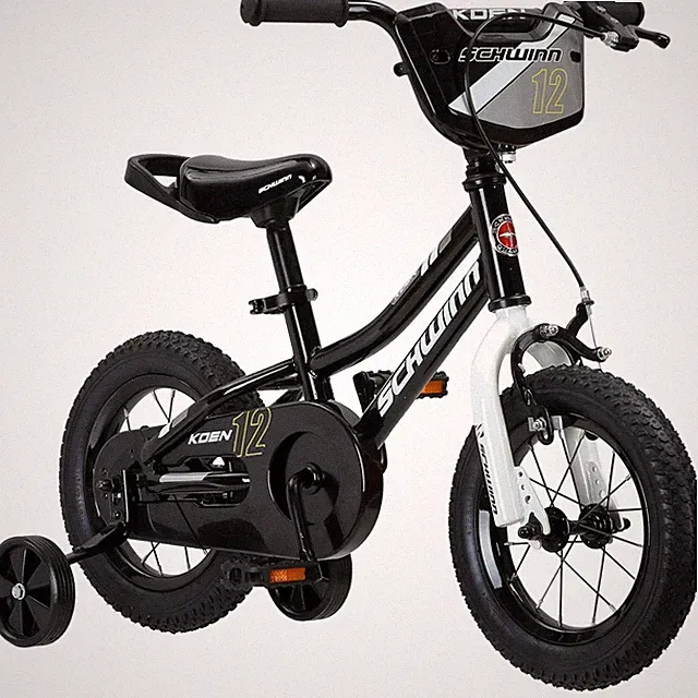 Portable 12" Kids Bike with Training Wheels