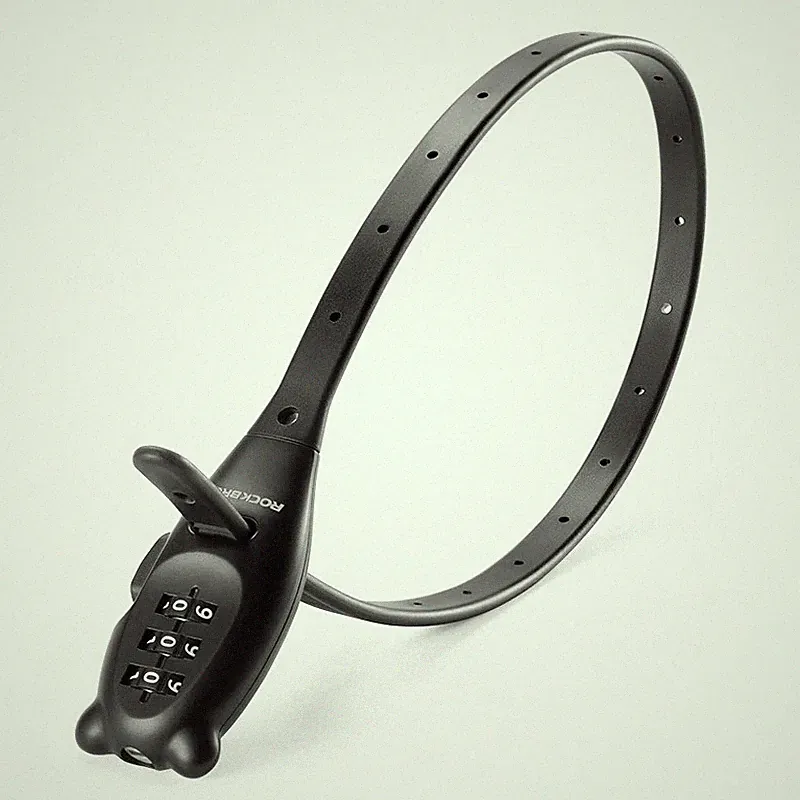 Portable Bicycle Lock Cable Tie Zinc Alloy Lock Helmet Password Lock Anti-Theft