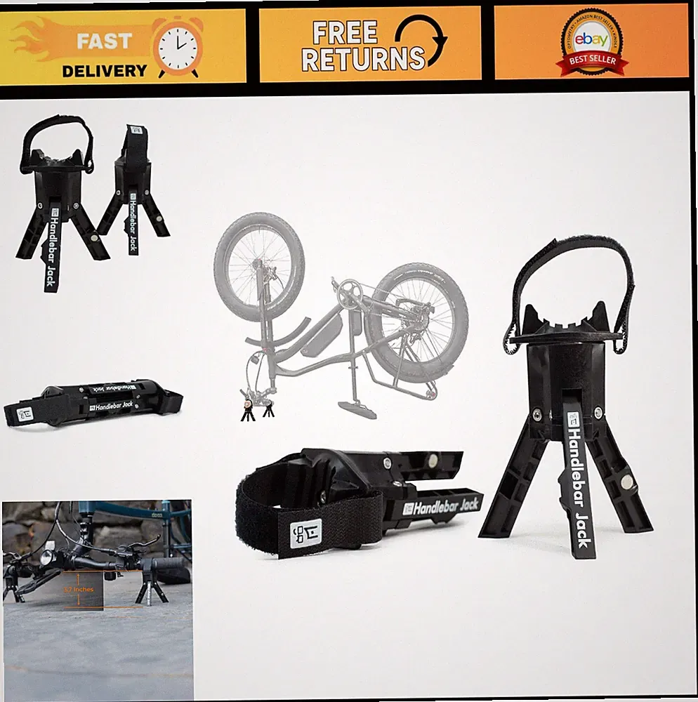 Portable Bicycle Repair Stand | 3.7" Ground Offset | Compatible with eBikes & El