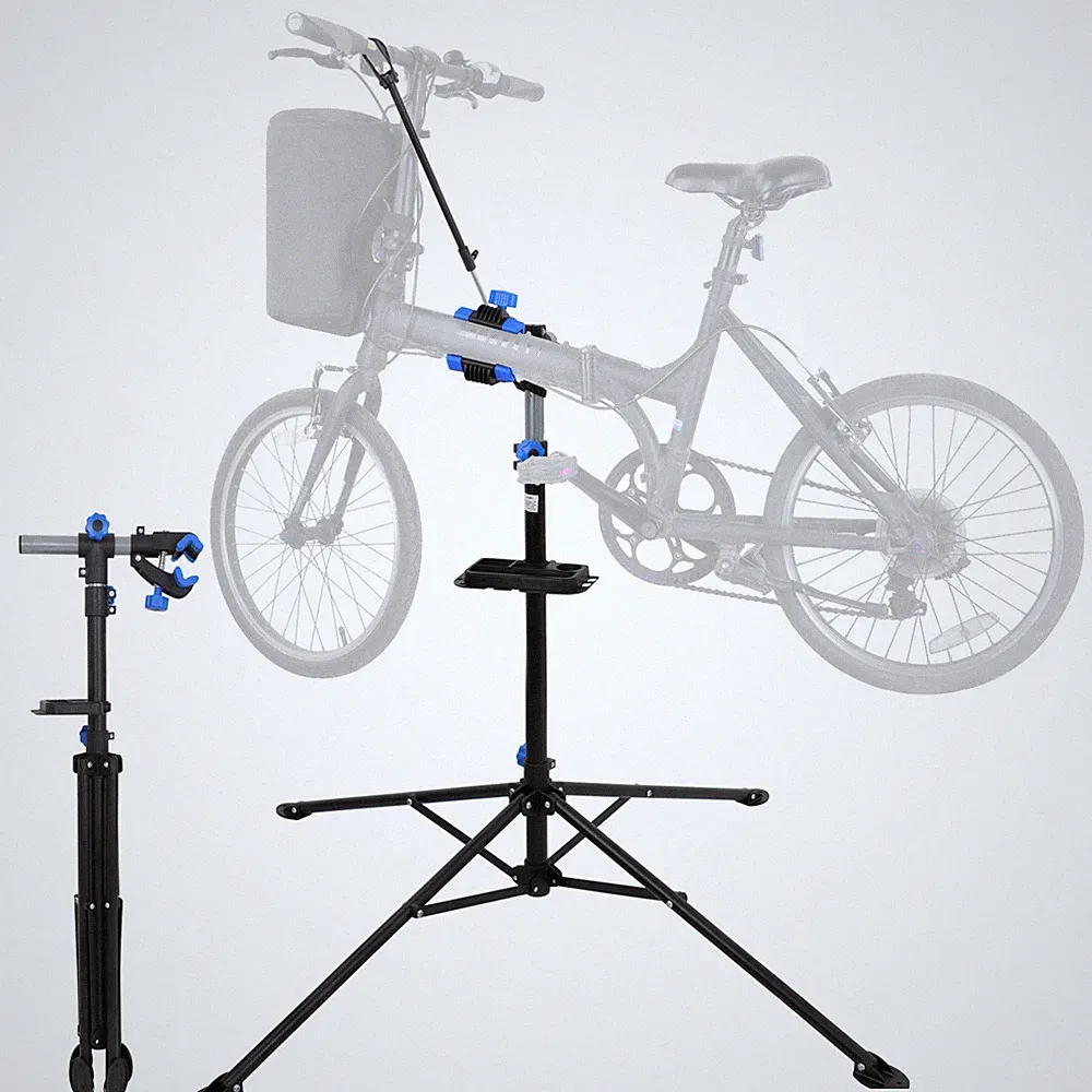 Portable Home Steel Bike Repair Stand Adjustable Height Bicycle Stand 66lbs