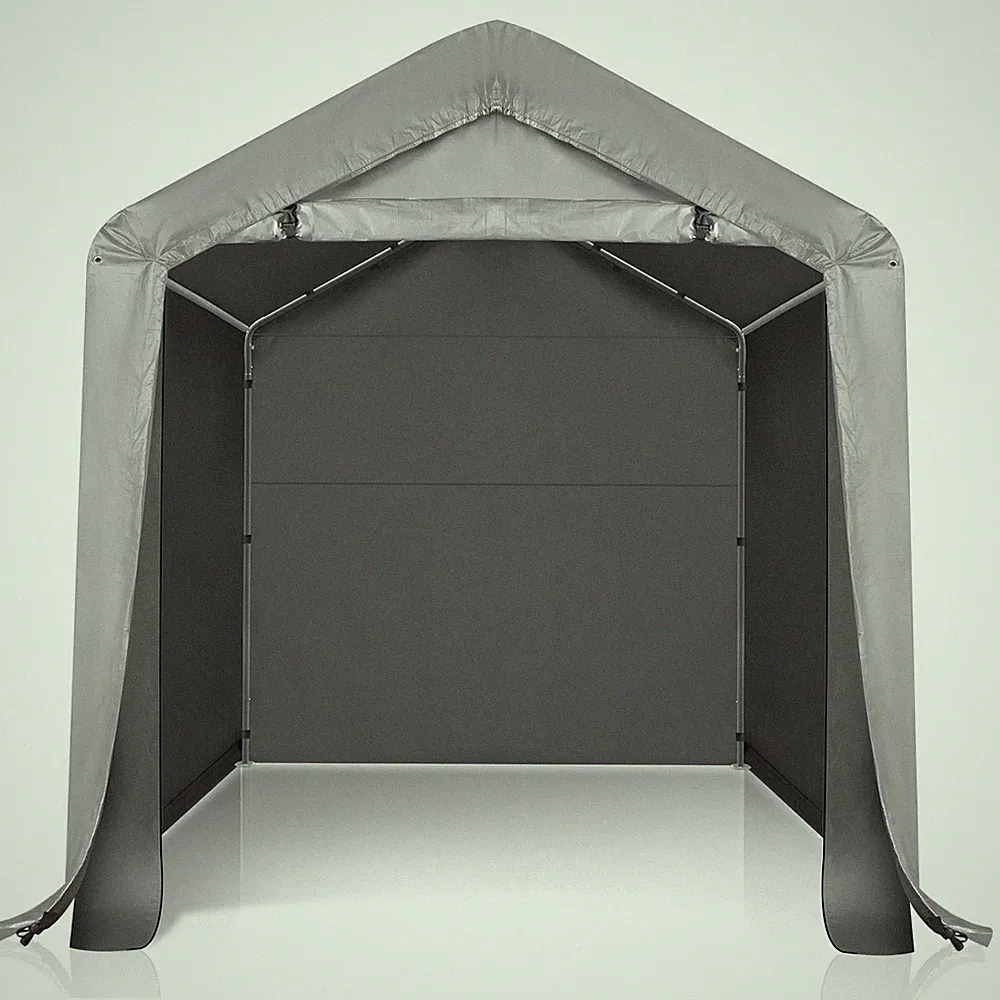Portable Storage Shelter Garage Storage Shed 6X6 ft for Motorcycle Bike