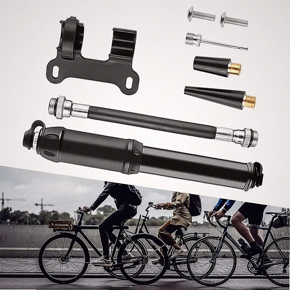 Riders Portable Mini Hand Bike Pump Cycling Bicycle Air Inflator Ball Pump