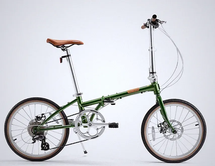 ROCKBROS 20" Folding Bike with 8-speed Portable Bicycle for Adult Lightweight