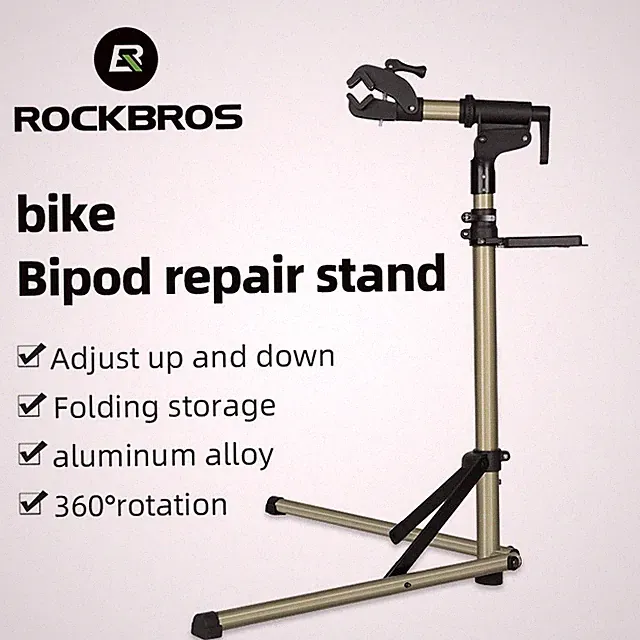 ROCKBROS Bike Workstand Adjustable Bicycle Repair Stand Folding & Lightweight