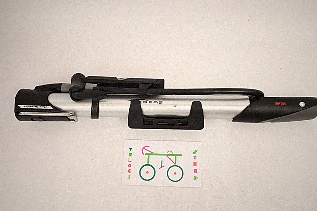 Serfas Air Supply Frame Mount Road Gravel MTB Bicycle Pump Grey Presta/Schrader