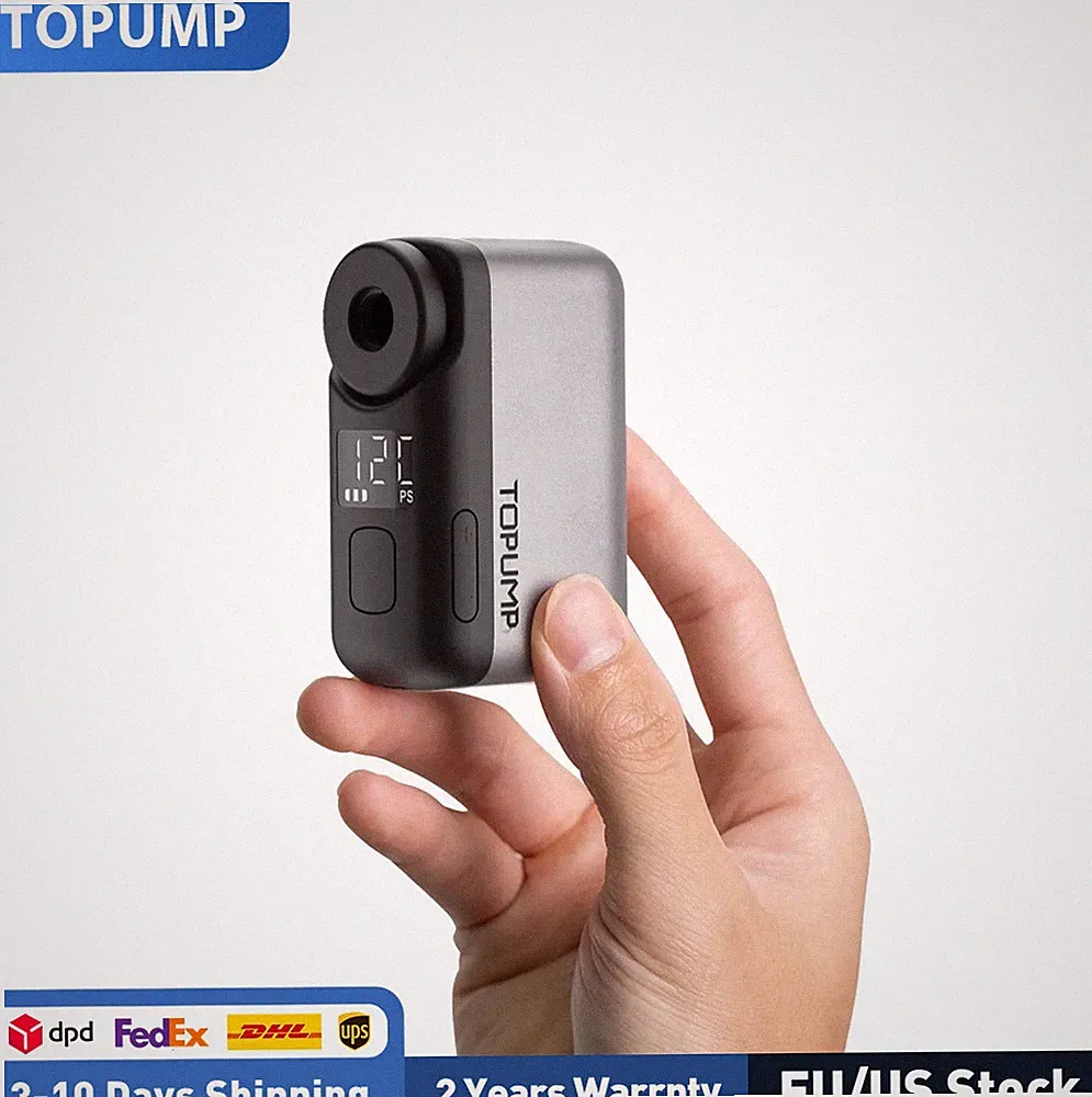 TB2 Bike Pump Portable Mini Electric Air Pump For Tires Cordless Inflator 120PSI