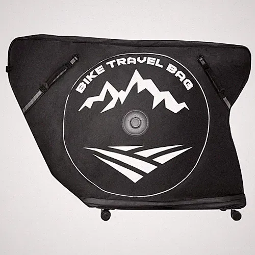 Triathlon Bike Travel Bag,Transport Bicycle Storage Carry Bag with TSA Lock & Du