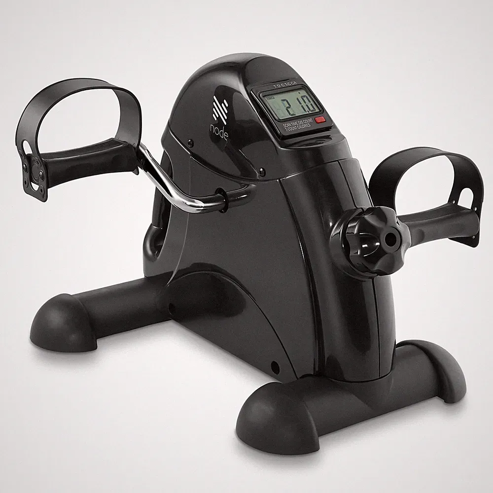 Under Desk Stationary Exercise Bike - Portable Arm Leg Foot Pedal Exerciser