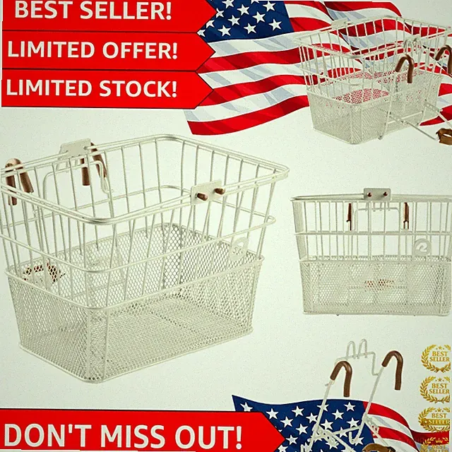 Versatile Apollo Bike Basket - Ergonomic and Detachable, Perfect for Daily Rides