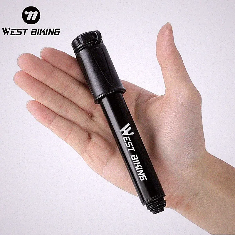 WEST BIKING Portable Mini Hand Bike Pump Cycling Bicycle Air Inflator Ball Pump